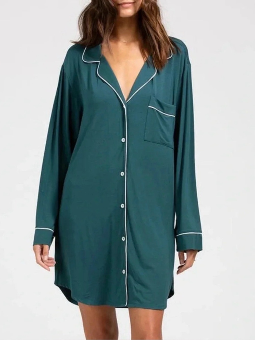 Eberjey Gisele TENCEL™ Modal Sleepshirt - evergreen -  size medium